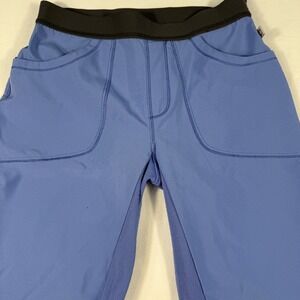 Cherokee Infinity‎ Petite XXS Flare leg CIPS Blue Scrub Pants Women's STRETCH
